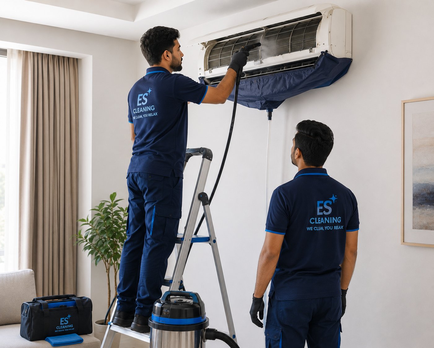 Split AC cleaning